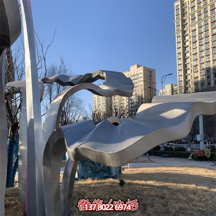 不锈钢创意户外公园景观雕塑