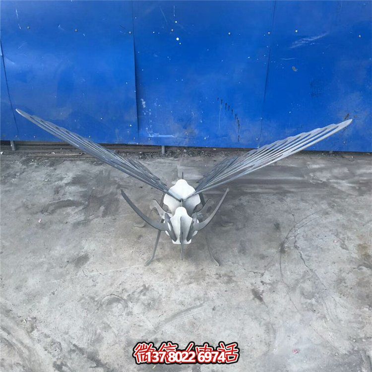 不锈钢蝴蝶雕塑，点缀你的园林户外空间