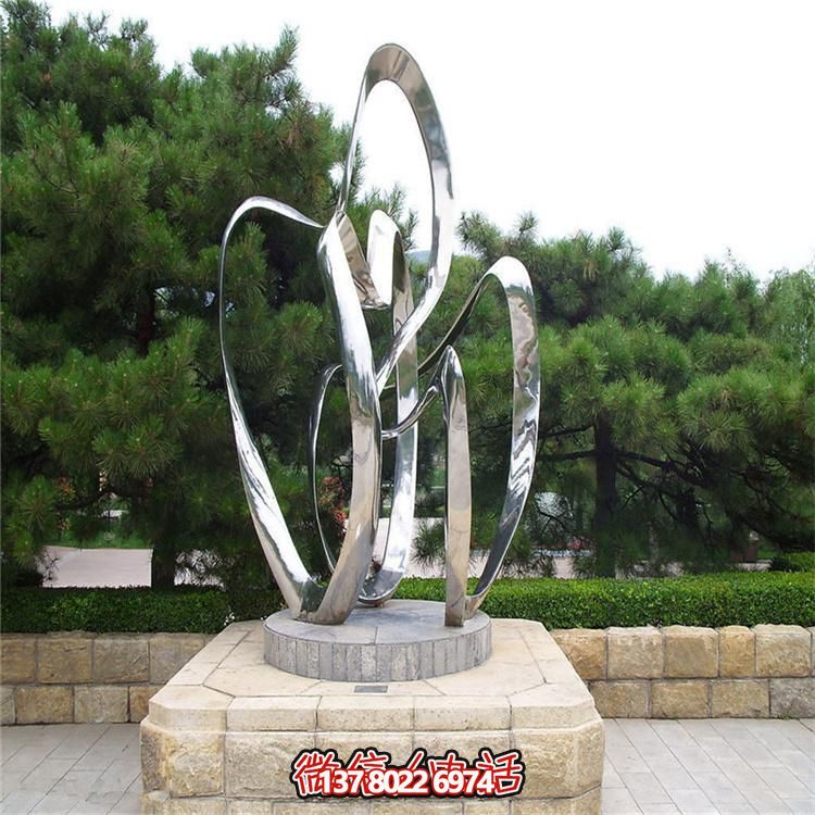 不锈钢艺术造型景观雕塑