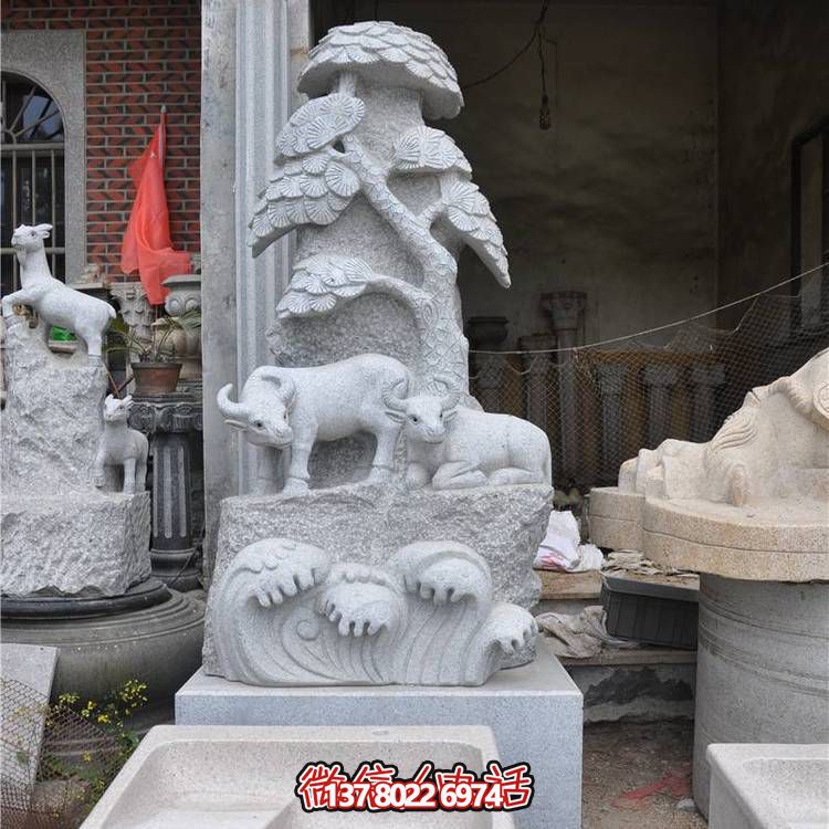 精美雕刻大理石景观摆件，为您的园林小区增添独特风采