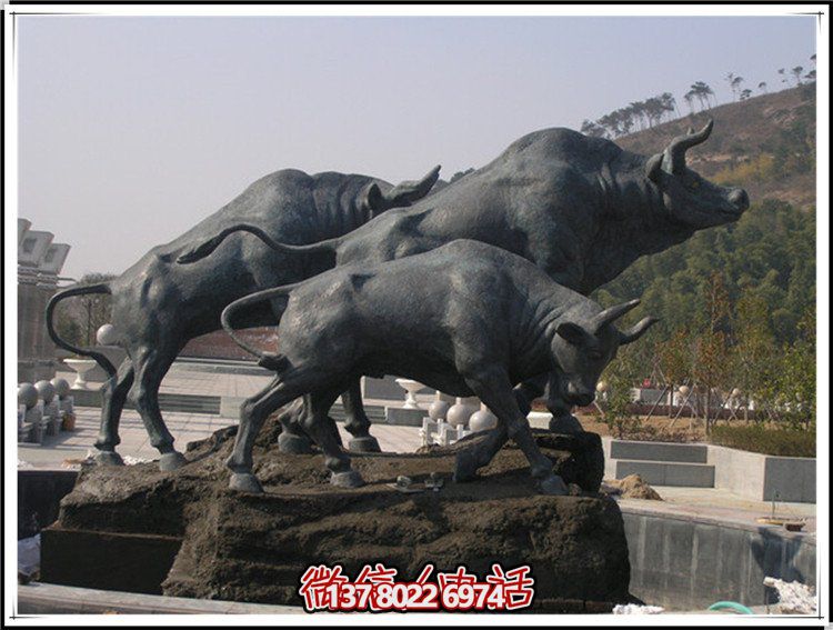 户外大型十二生肖牛雕塑