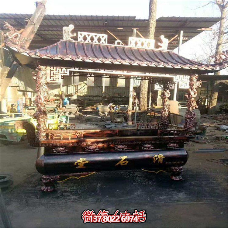 独特创意铜雕香炉，让你体验寺庙式神秘雕塑感受