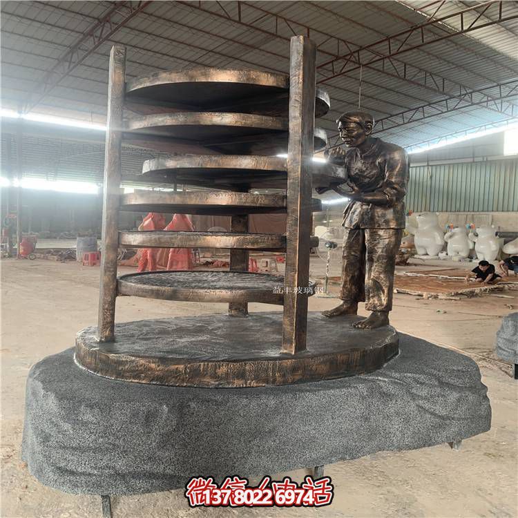 融合茶文化的多元景观摆件