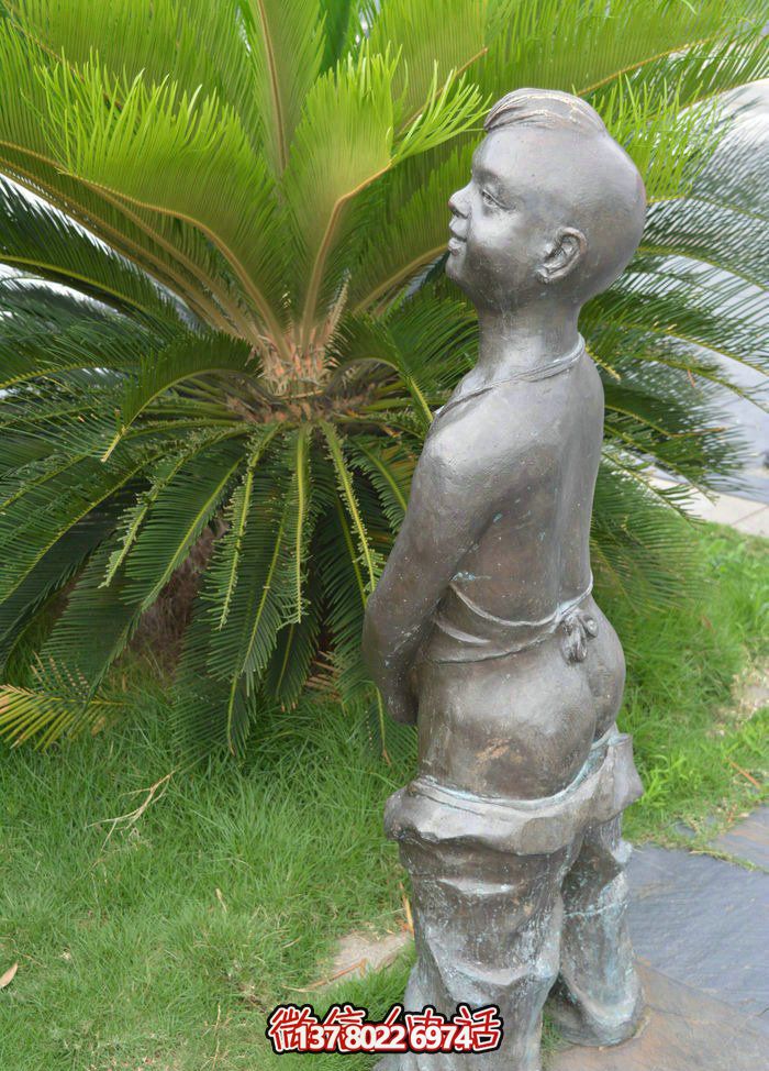 景区创意铜雕儿童雕塑——让孩子们撒尿也能大大开心