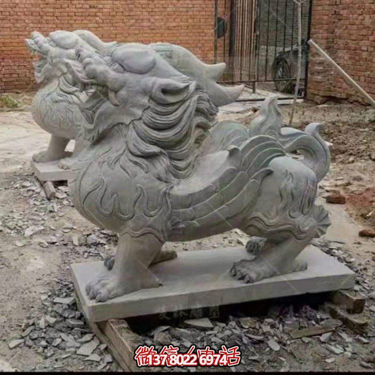 经典臻品大理石石雕貔貅雕塑