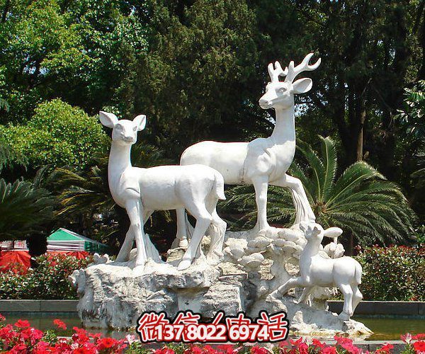 开泰大理石羊雕户外广场雕塑