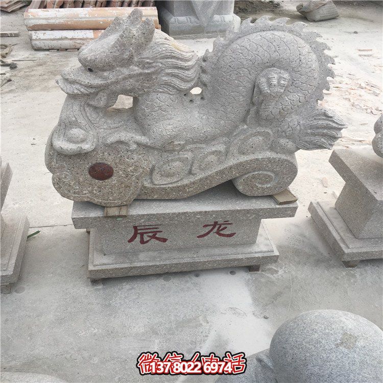 十二生肖景观石膏雕塑