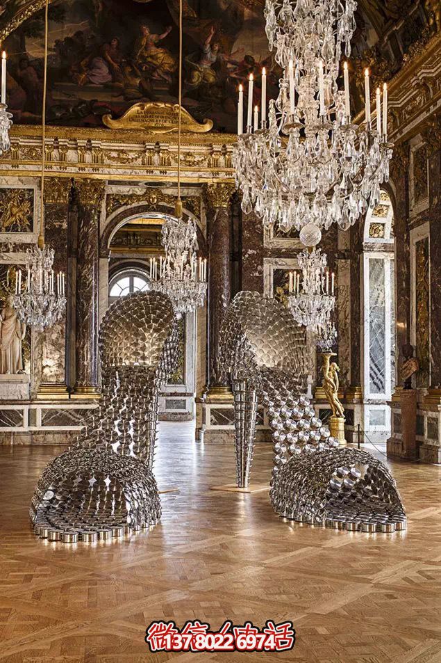 不锈钢镂空雕塑——给酒店大厅增添创意摆件