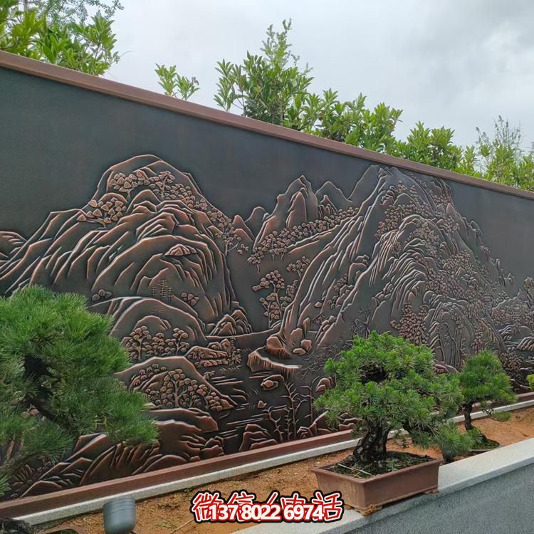 大型户外园林浮雕铜雕壁画雕塑