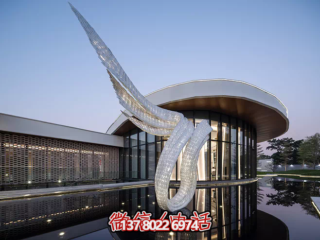 融合酒店抽象艺术的创意景观雕塑