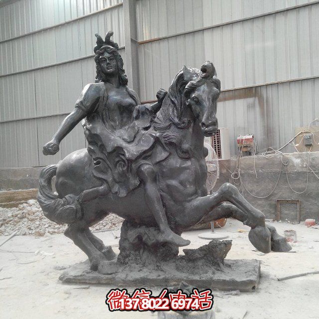 西方风格玻璃钢雕塑，打造精美景观