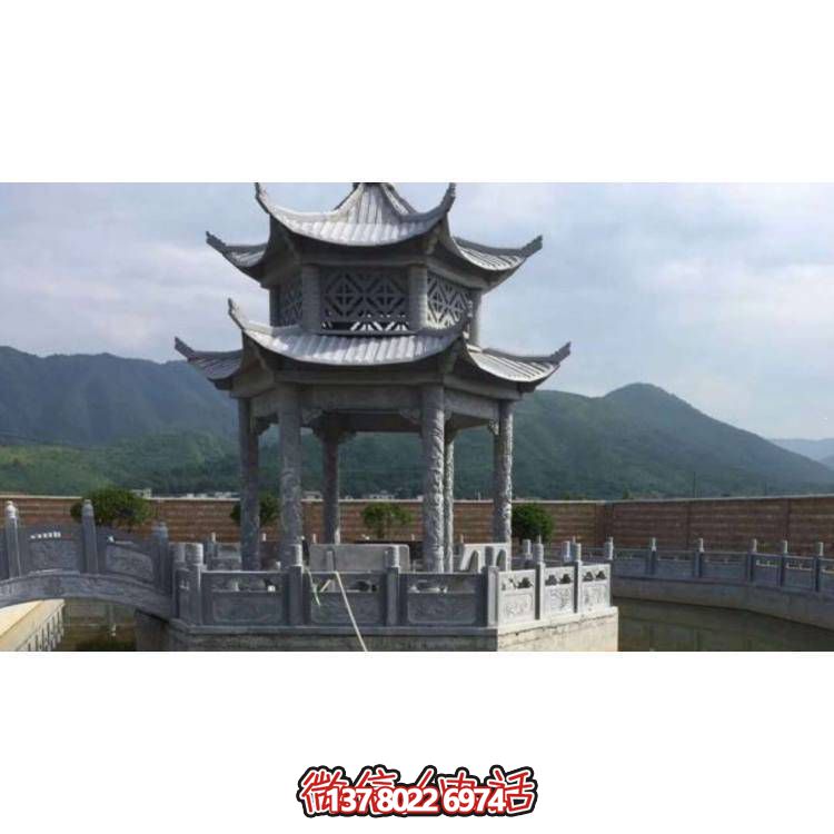 精美大理石雕塑凉亭，把艺术与实用完美结合