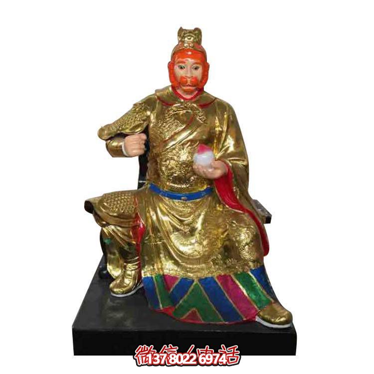 玻璃钢佛像，金烤漆喷涂