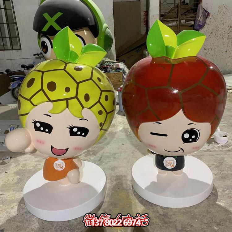 玻璃钢卡通摆件