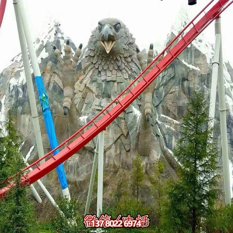 仿真老鹰玻璃钢树脂动物雕塑