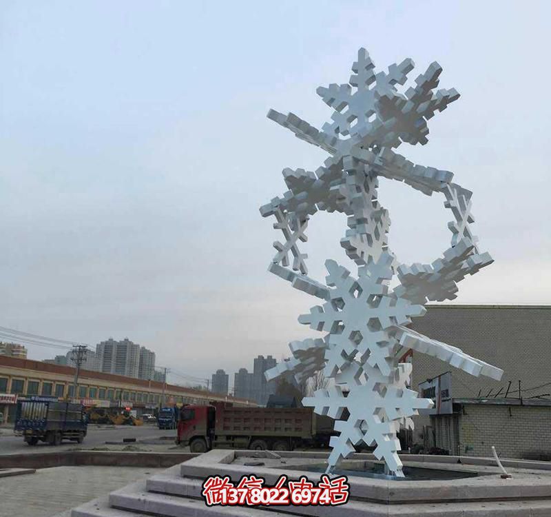 现代不锈钢雕塑景观树，点亮城市花园