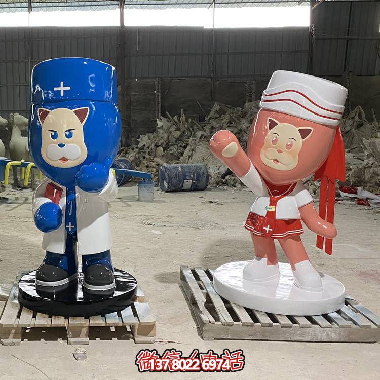 创意园林景观卡通公仔雕塑