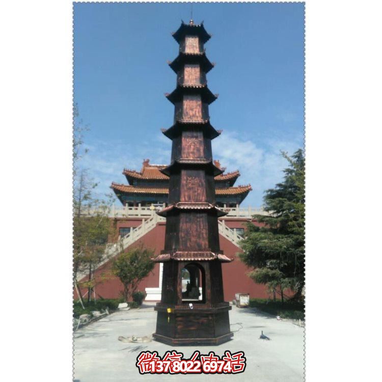 古典铜雕佛塔香炉珍藏大型宫廷雕塑