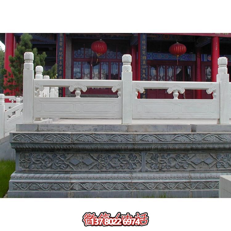 质感卓越，自然美观的花岗岩台阶栏杆围栏