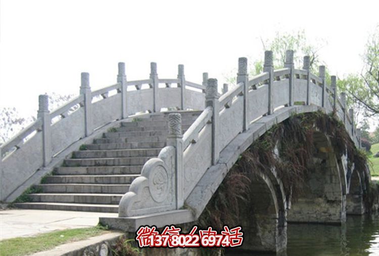 大理石拱桥石栏杆雕塑传统与新艺术的结合