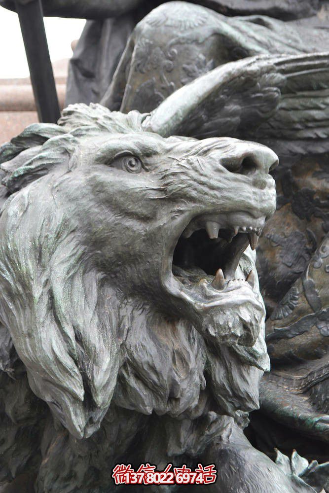 户外园林石雕狮子雕塑