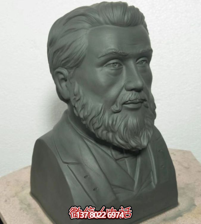 校园玻璃钢胸像名人雕塑
