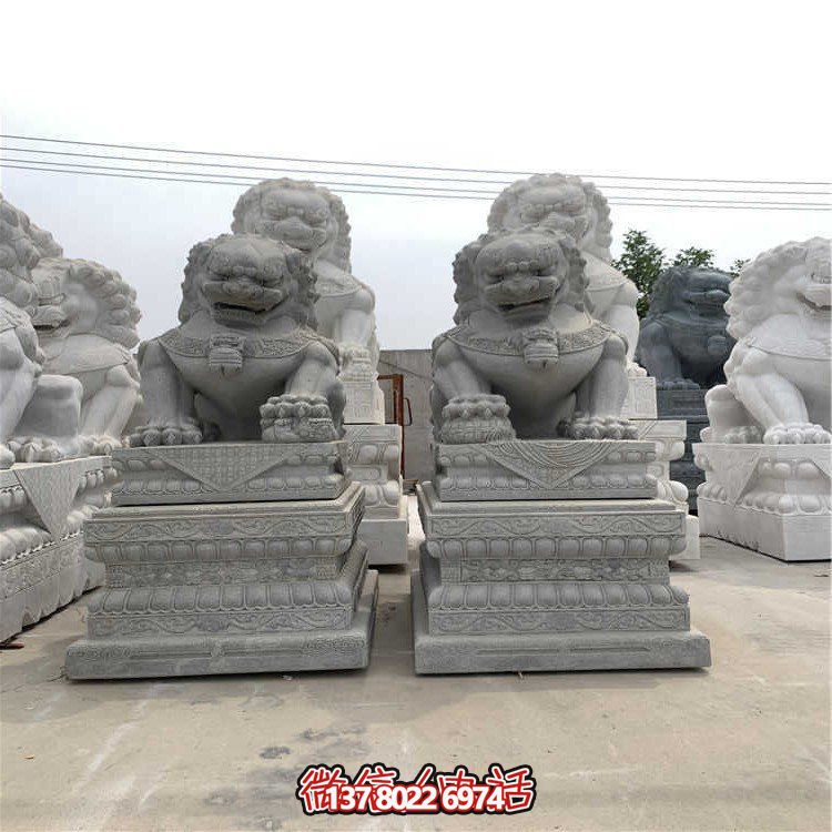 动物石雕摆件门前公园广场景观雕塑