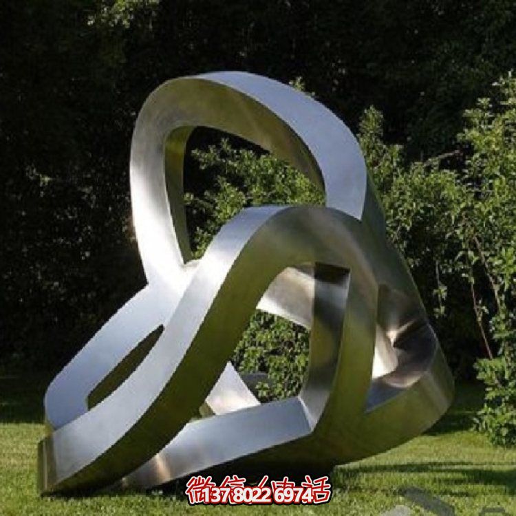 几何不锈钢户外园林创意景观摆件