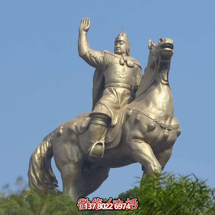 景观校园铸铜骑马人物抽象艺术户外广场大型景观雕塑