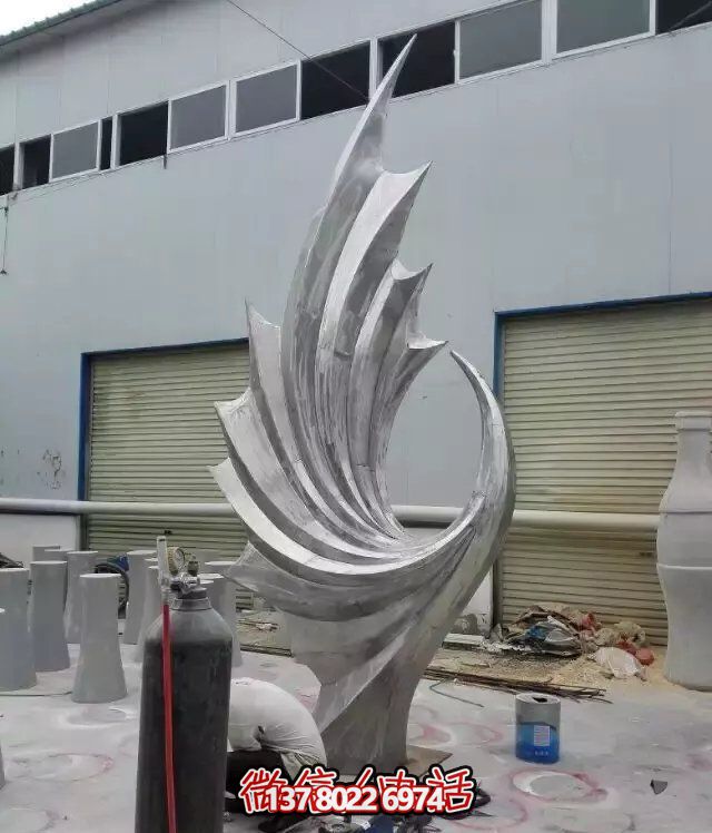 公园户外园林景观抽象艺术凤凰雕塑