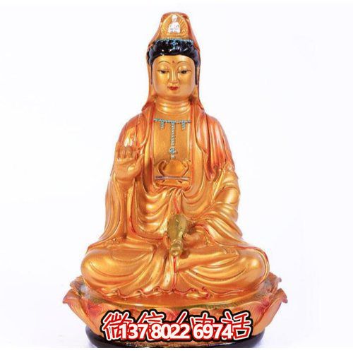 寺院景区室外摆放铜观音佛像雕塑