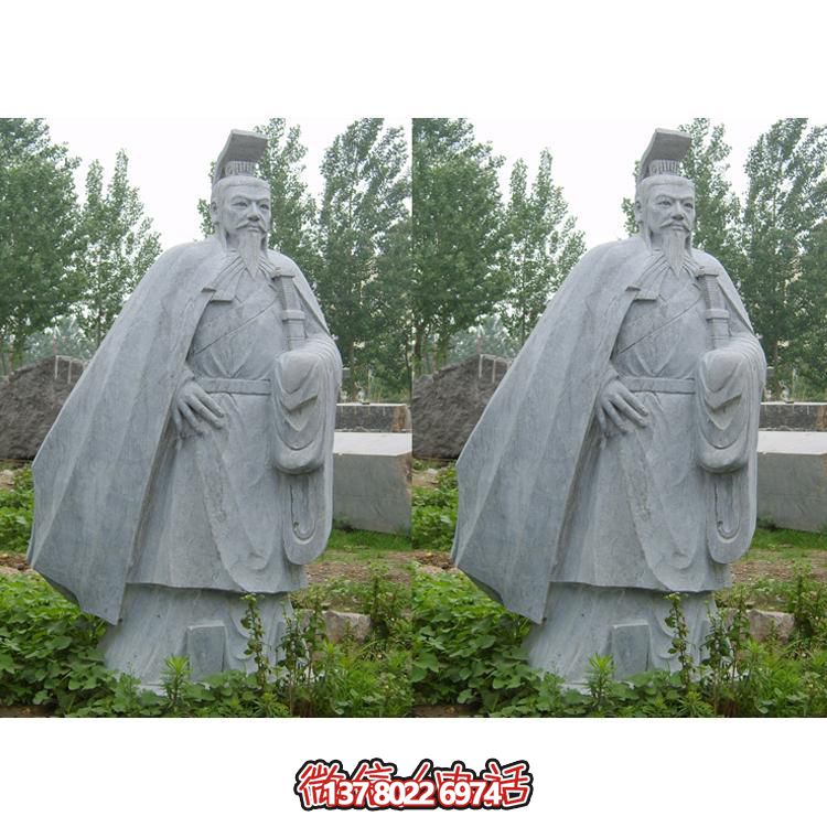 大理石石雕户外古代人物雕塑