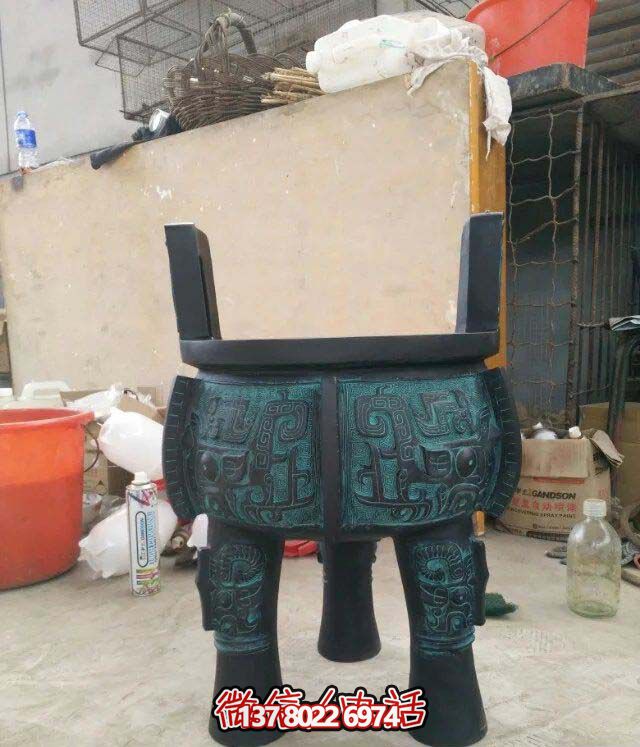 寺庙香炉青铜鼎雕塑