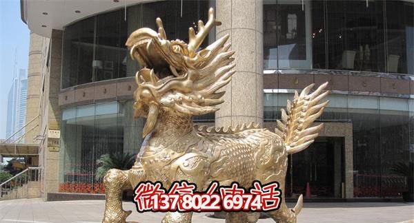 户外景区广场大型动物景观装饰品麒麟雕塑