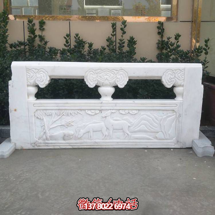 浮雕户外园林景观大理石浮雕景观围栏雕塑