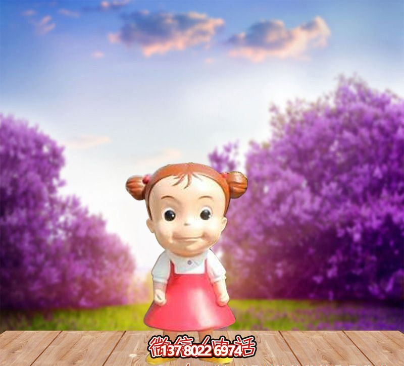 景区玻璃钢卡通儿童雕塑