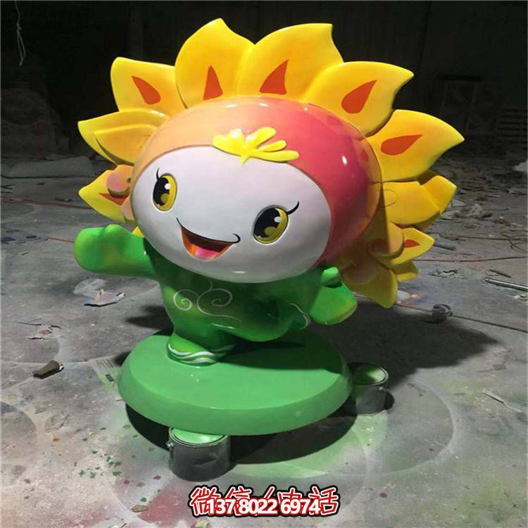 景区摆放玻璃钢卡通人物雕塑