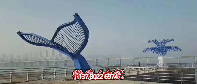 大型城市不锈钢彩绘大雁雕塑