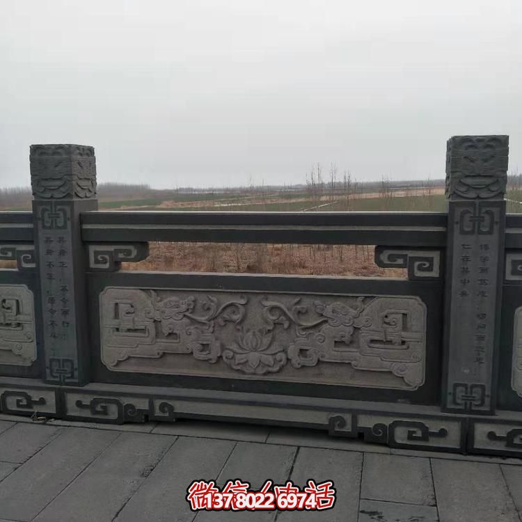 户外园林浮雕河道栏杆栏板雕塑