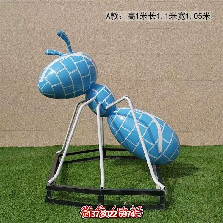 玻璃钢彩绘园林蚂蚁景观