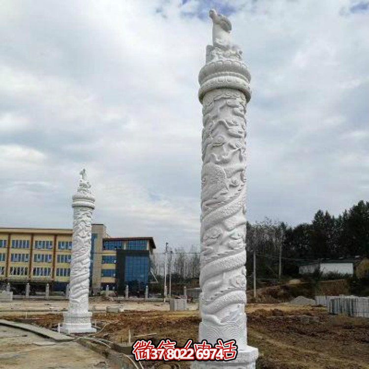 浮雕户外园林景观大型文化柱雕塑