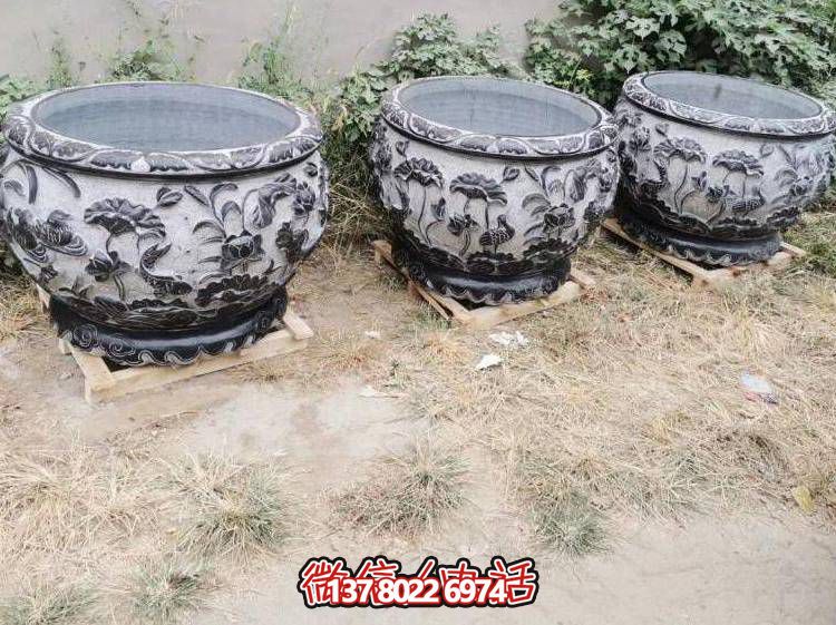 浮雕大型园林庭院景观鱼缸