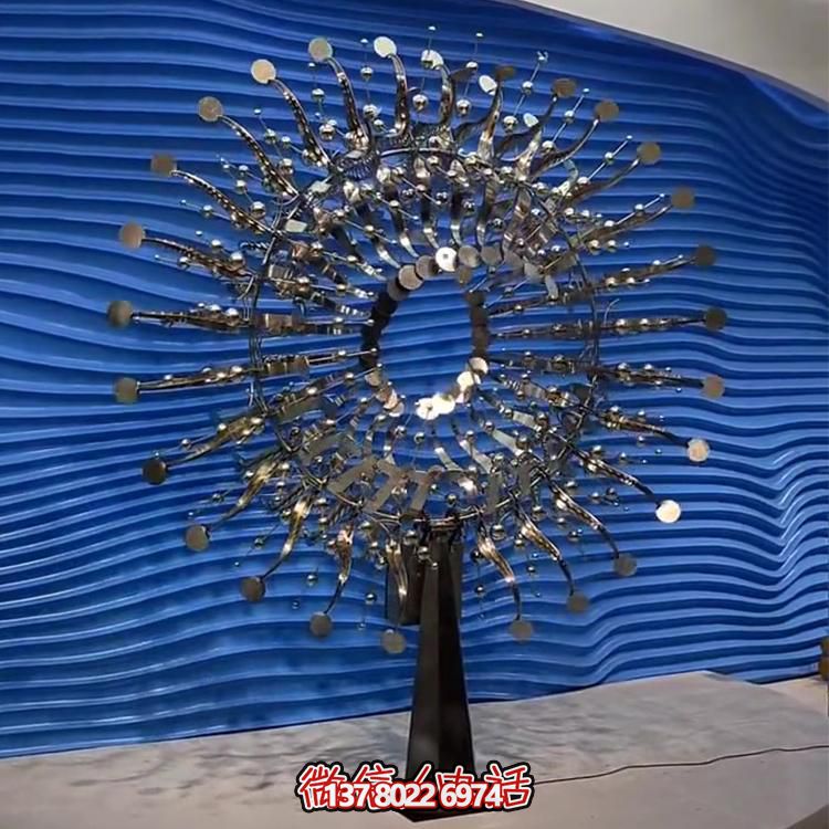 不锈钢户外广场创意封号景观摆件