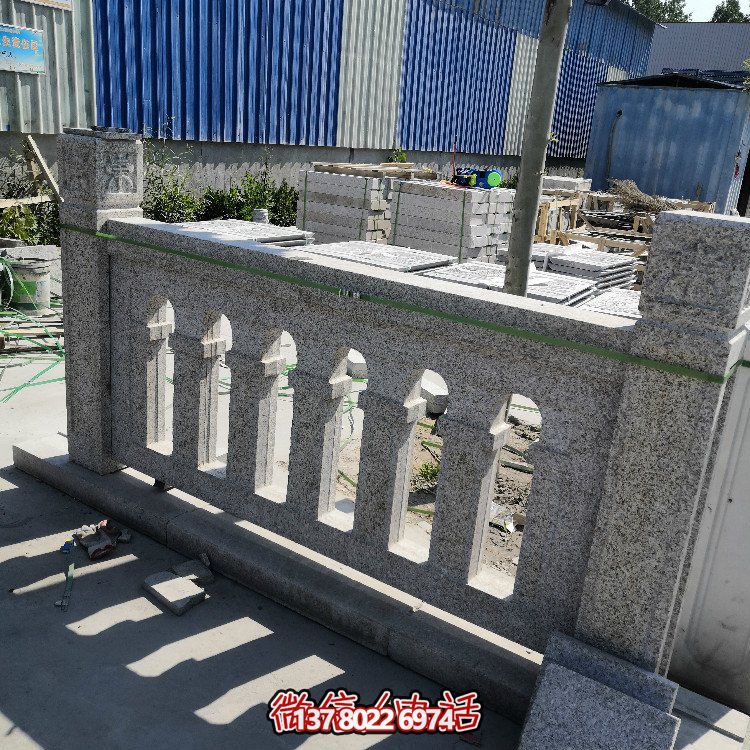 花岗岩石雕栏板栏杆