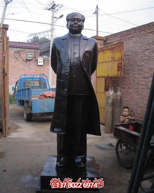 企业铜雕伟人毛泽东雕塑