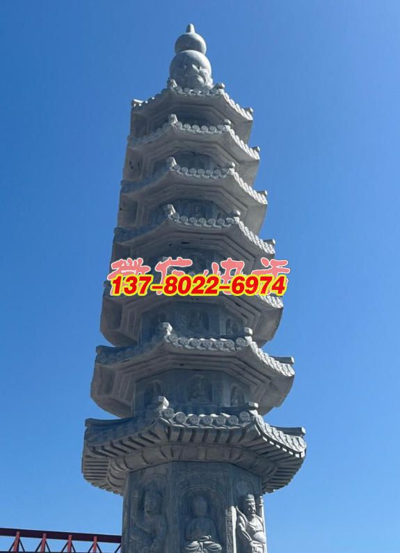 仿古石雕石塔：传承古韵的景观雕塑之作