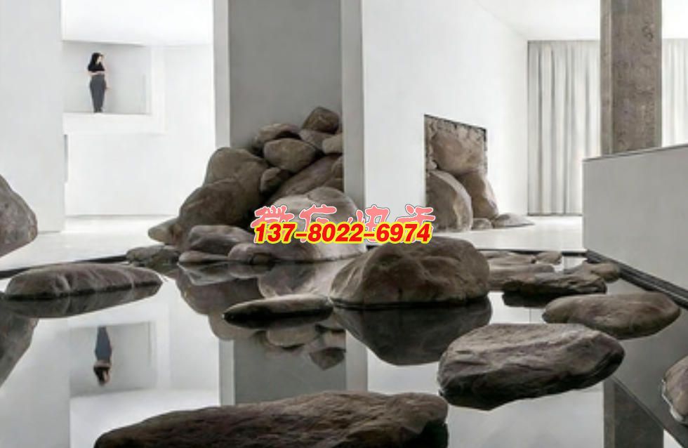 镜水映山：当代景观塑石的艺术栖居场域